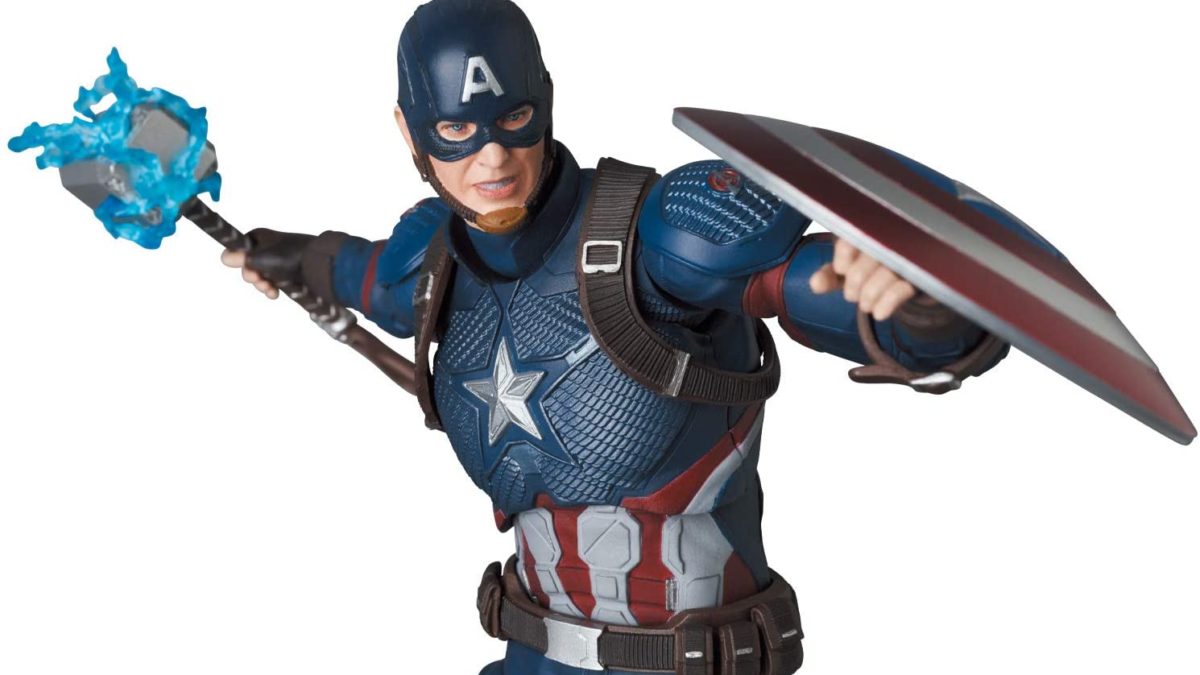 Captain America Wields Mjolnir in Newest MAFEX Figure