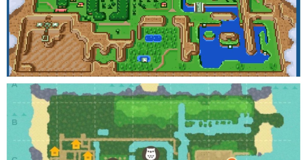 Someone Recreated A Zelda Map In Animal Crossing: New Horizons