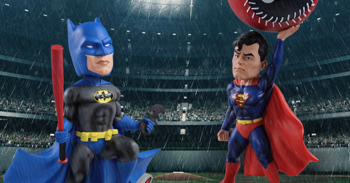 FOCO Announces MLB Bobbleheads Featuring Batman and Superman