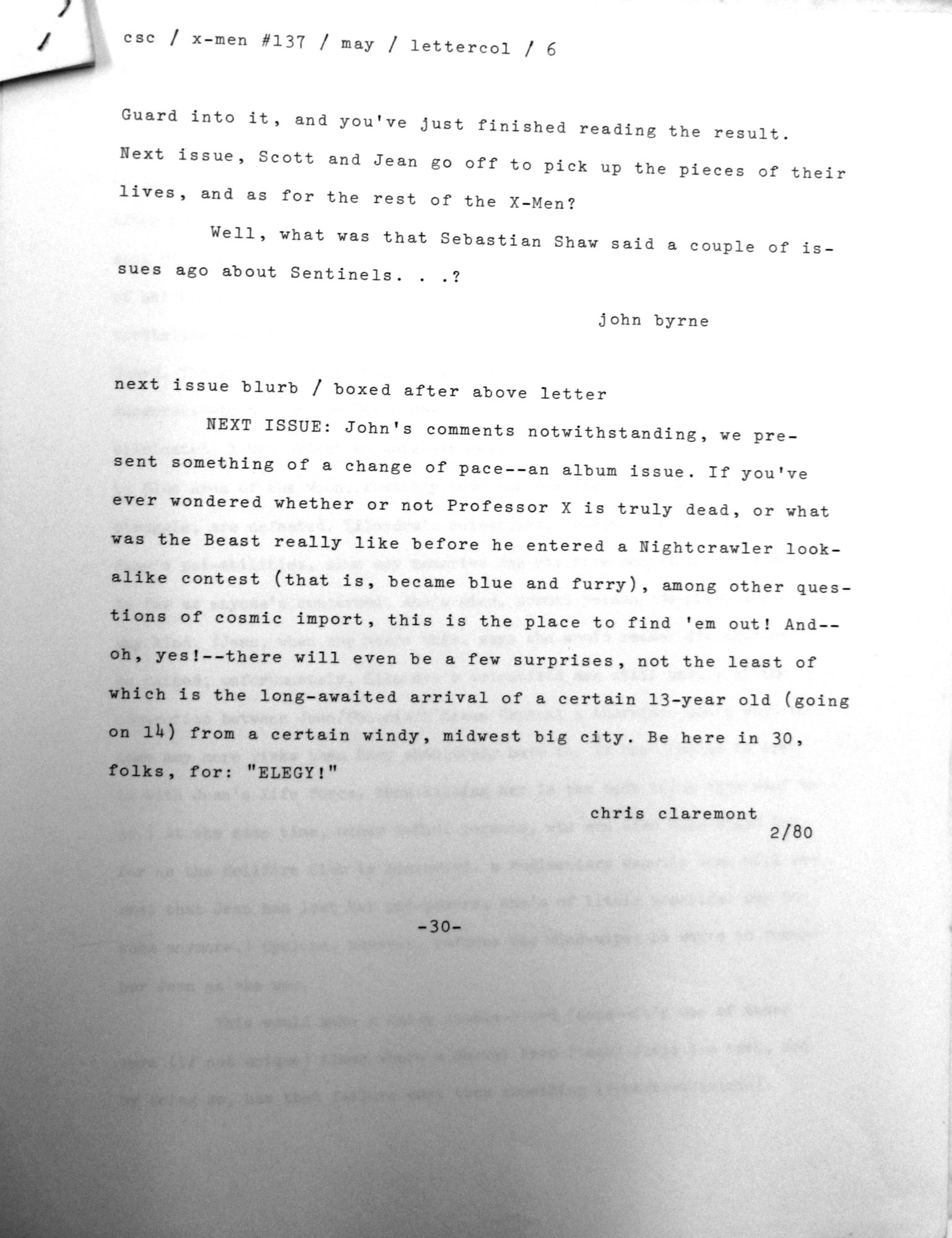 X Men 137 News Rumors And Information Bleeding Cool News Page 1