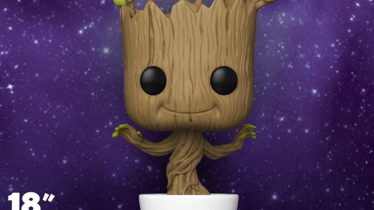 Groot Stands Tall With New 18 Inch Marvel Funko Pop