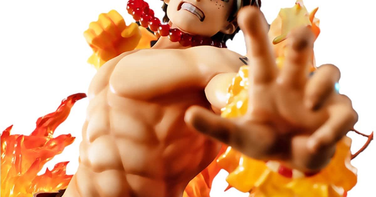 コミック・アニメ Portgas D Ace Fire Statue 42cm Base $_12.JPG