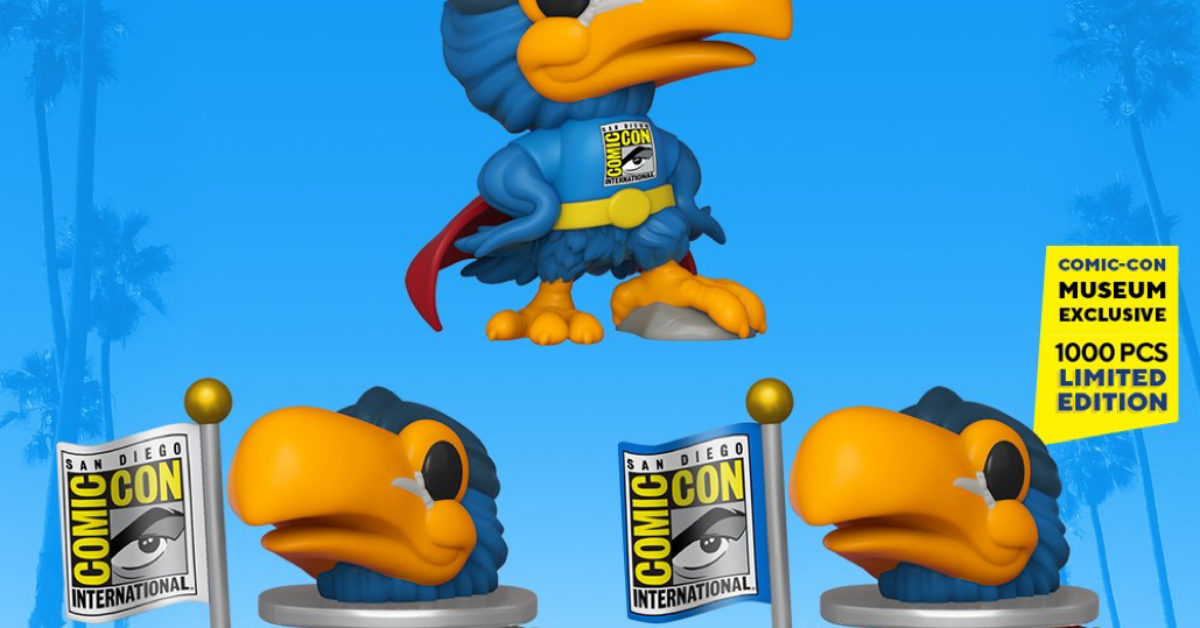 Toucan Superhero With Cape Shared SDCC 2020 Sticker Damaged Funko Pop