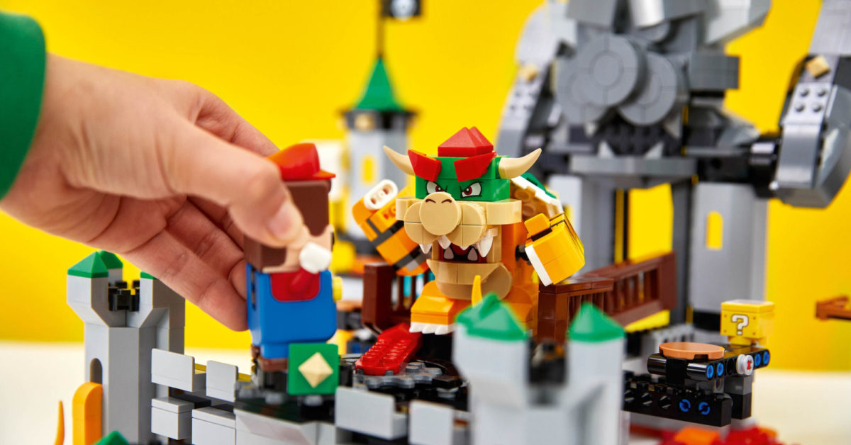 Super Mario Takes on Bowser's Castle with New LEGO Set