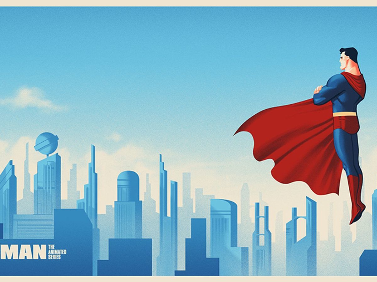 Batman & Superman Animated Series Posters Coming From Mondo Tomorrow