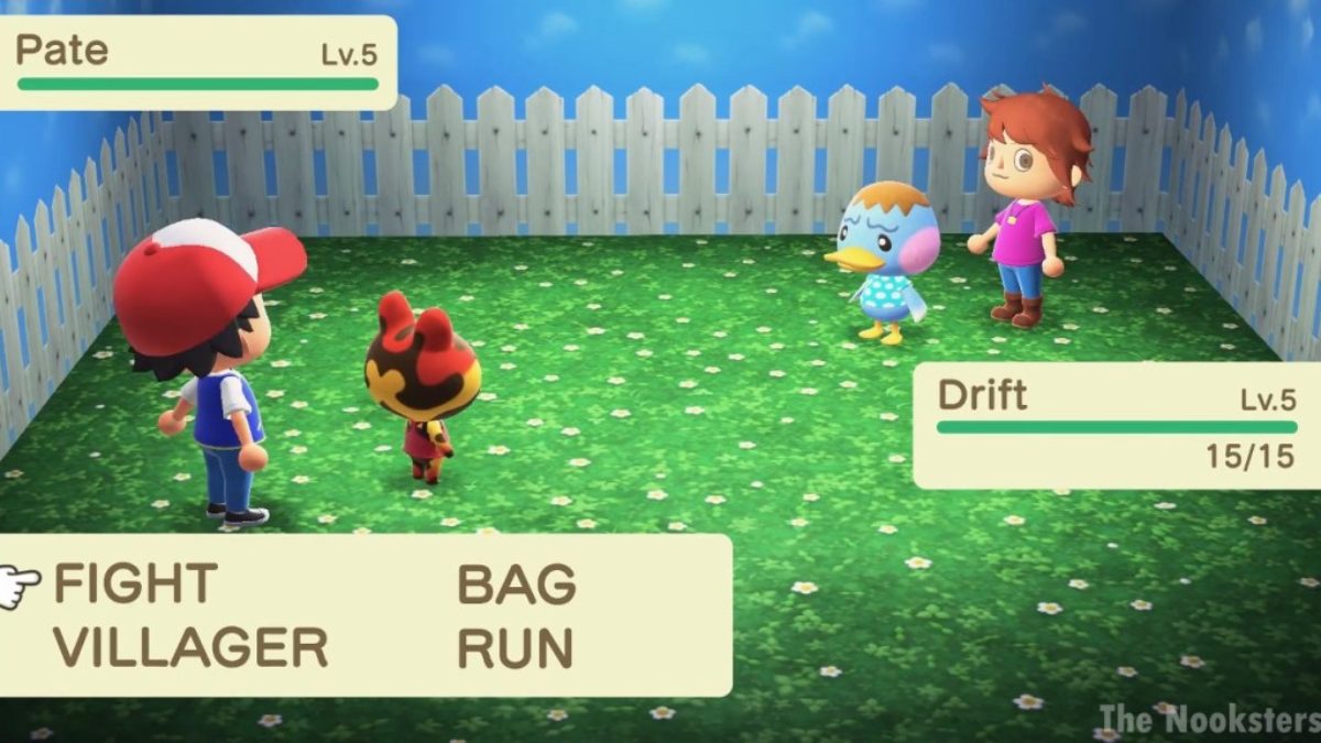 This Animal Crossing: New Horizons Player Recreated a Pokemon Battle