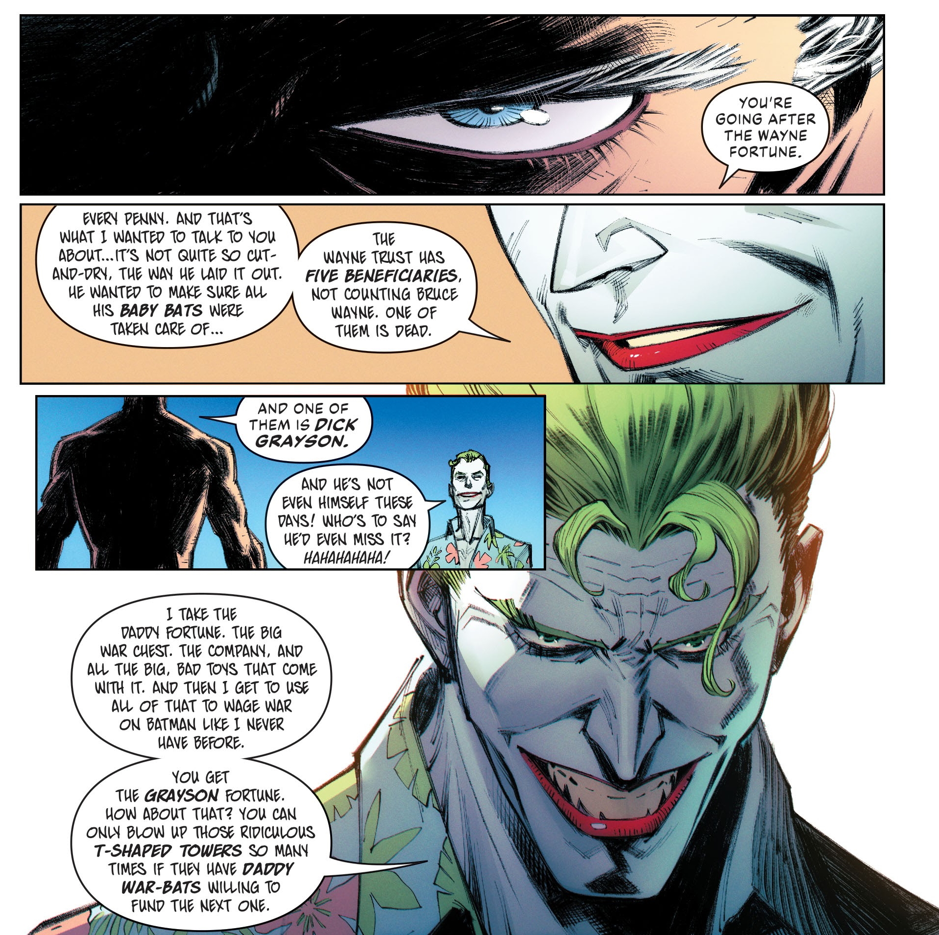 The Joker biết Bruce Wayne là Batman - và có kế hoạch