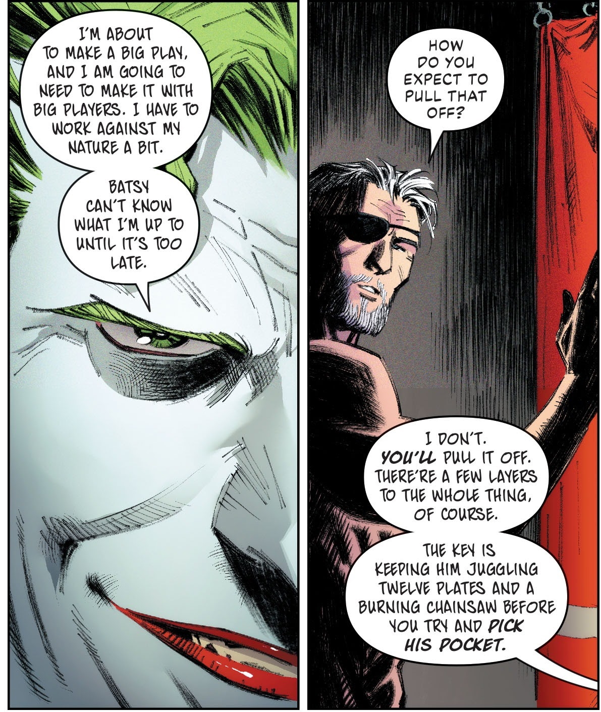 Joker tahu Bruce Wayne adalah Batman - dan memiliki rencana