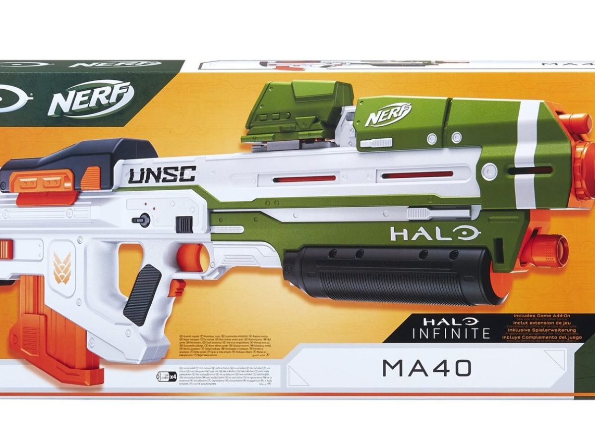 Finish the fight with this Black Friday Nerf Halo MA40 blaster deal