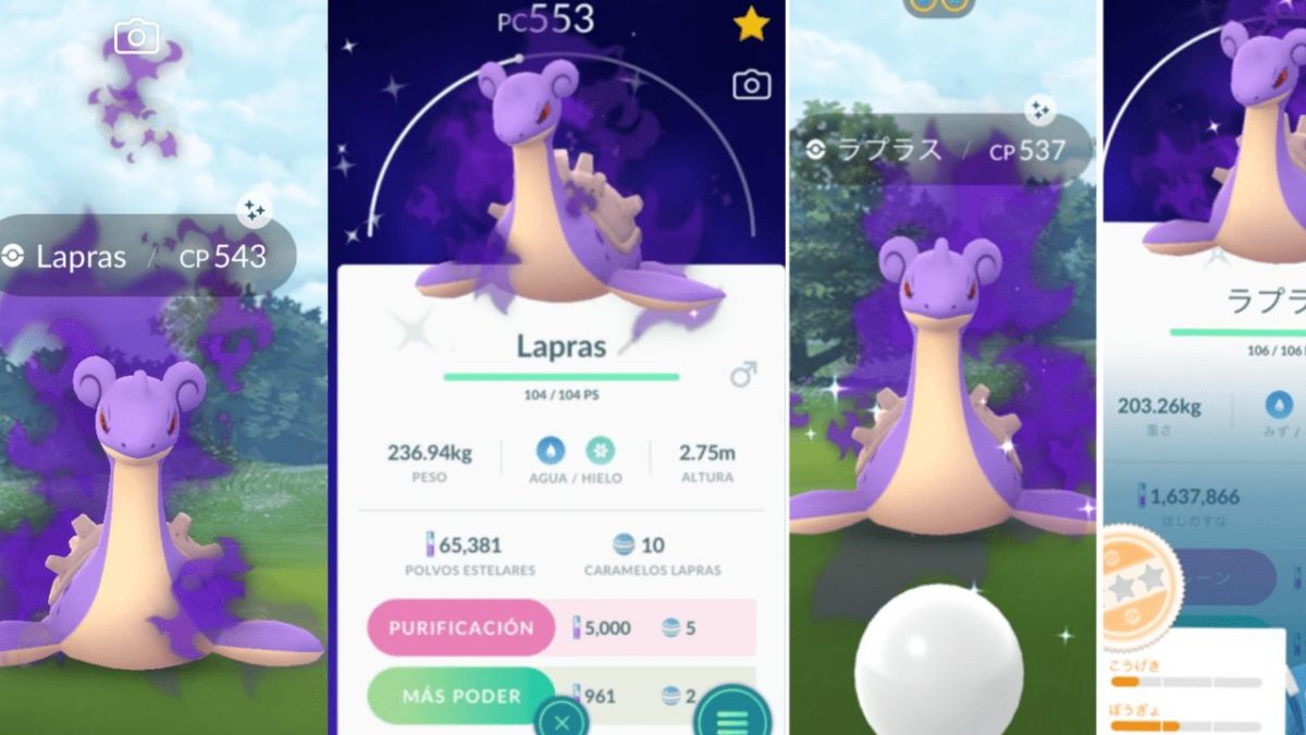 Some Shiny Shadow Lapras Sneaks Into Pokémon GO