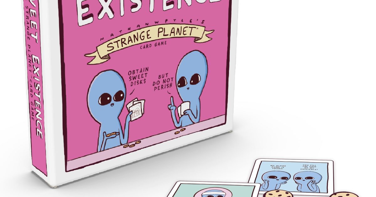 Sweet Existence Gioco Di Carte Da Feste – Ispirato A Strange Planet Di Nathan W. Pyle, 4-8 Giocatori, 13+ Anni