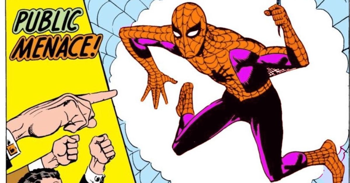 Steve Ditko Designed Spider-Man to be Orange and Purple