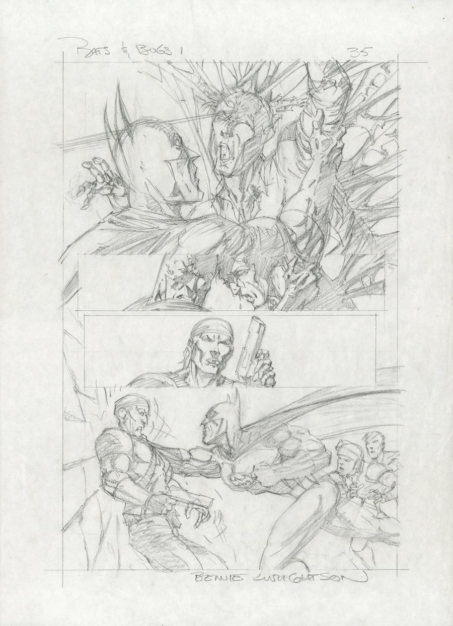 The Bristol Board  Original pencil drawing by Bernie Wrightson from