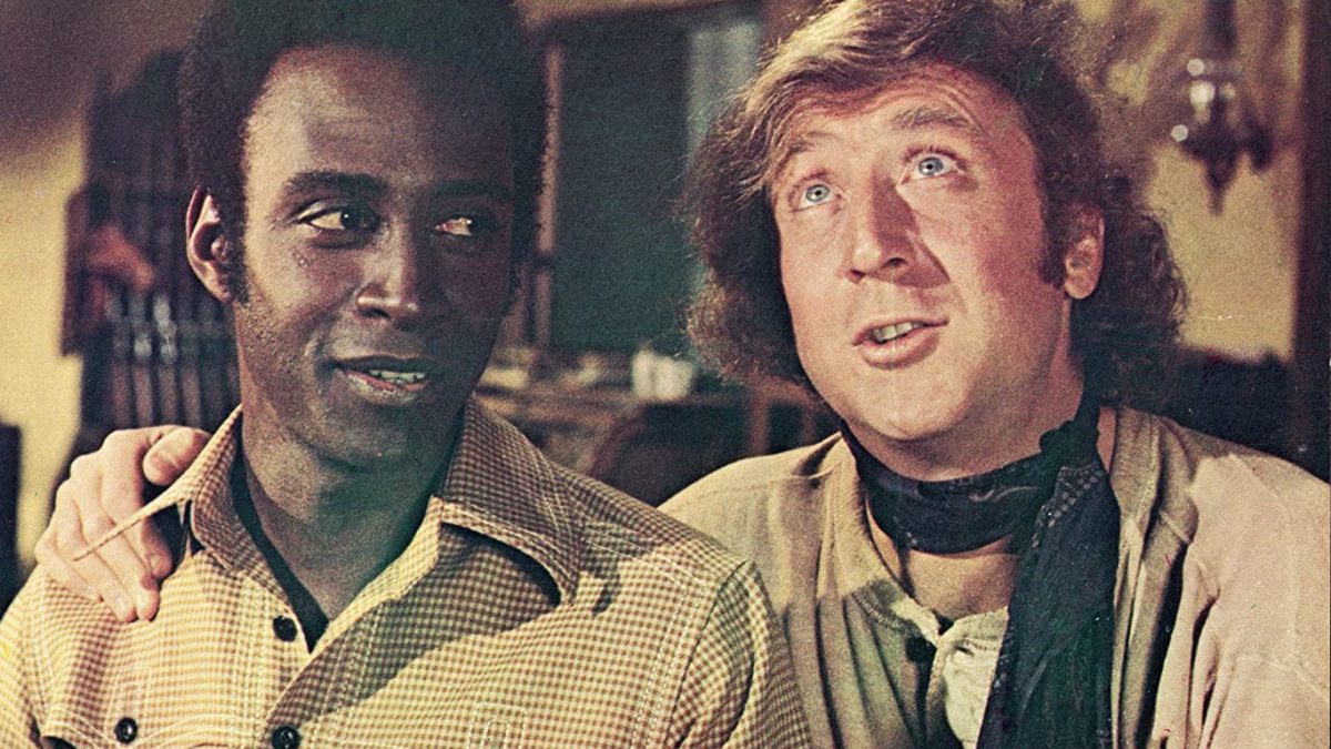 Blazing Saddles Never mind that shit comes Mongo sunset retro style shirt, image size:1200x675