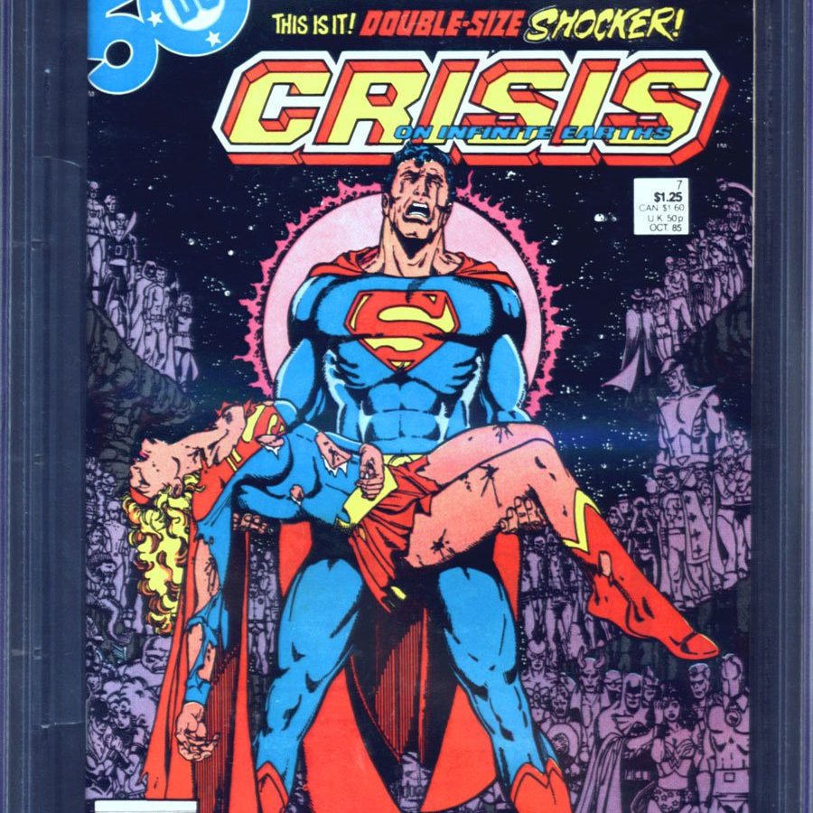 Crisis On Infinite Earths #7 9.8 Up For Auction Right Now