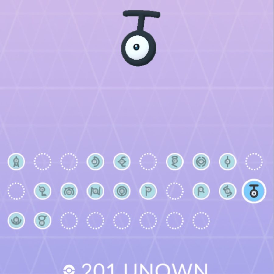 pokemon go unown