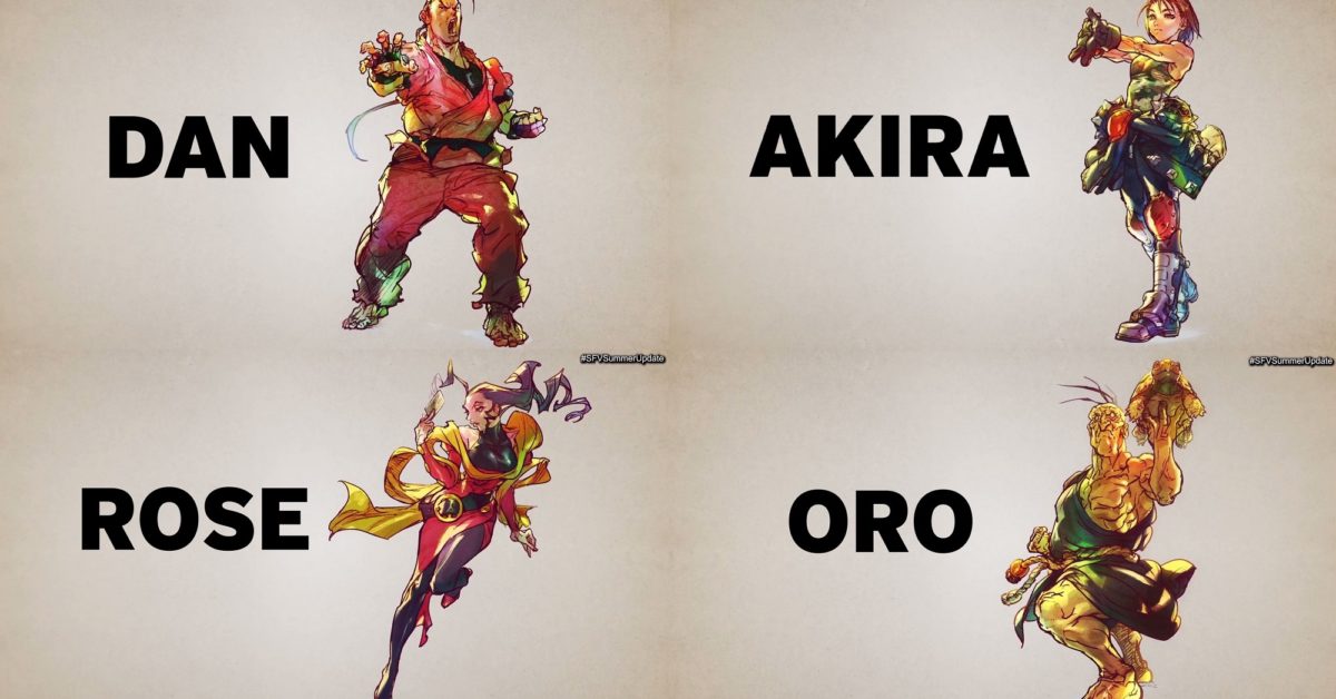 Street Fighter V: Champion Edition DLC characters Oro and Akira