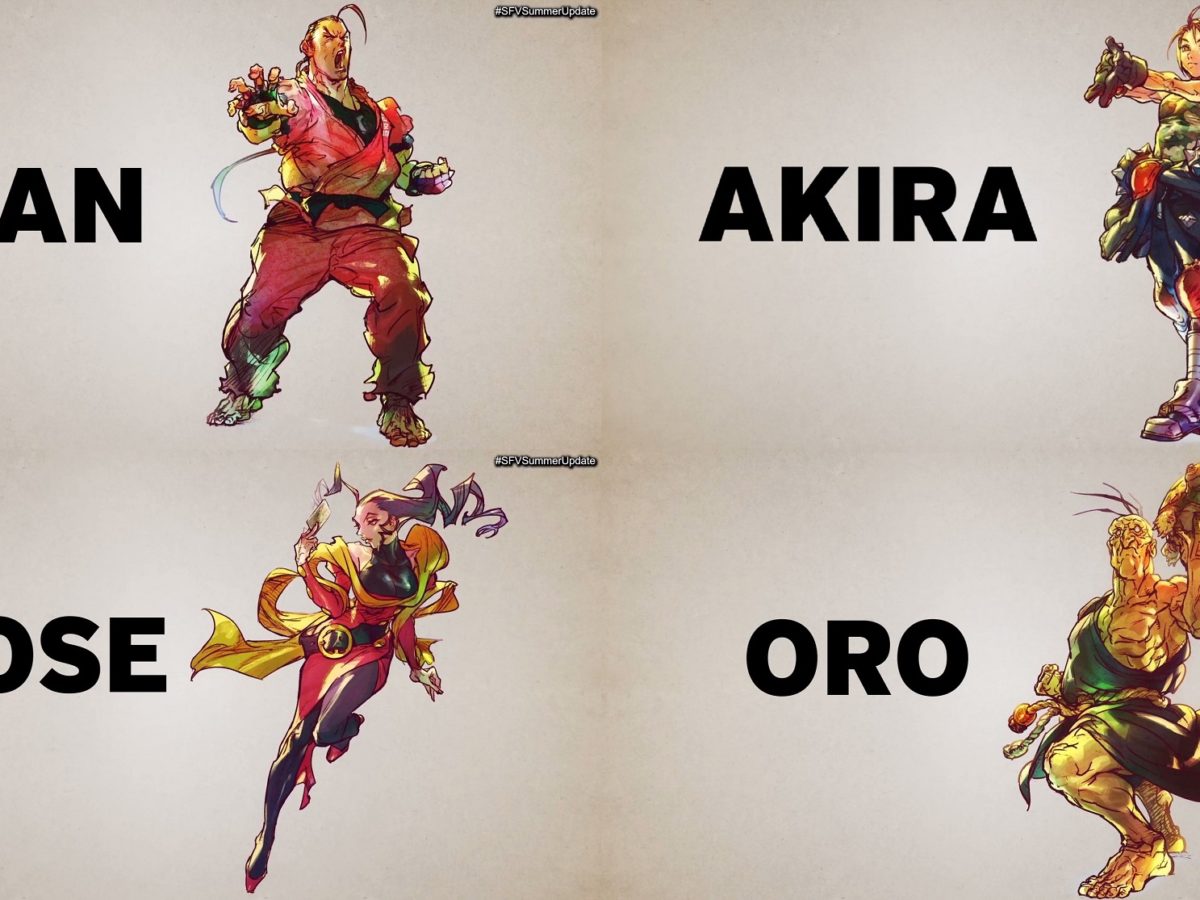 Capcom's Street Fighter V New Characters; Rose, Oro, Akira