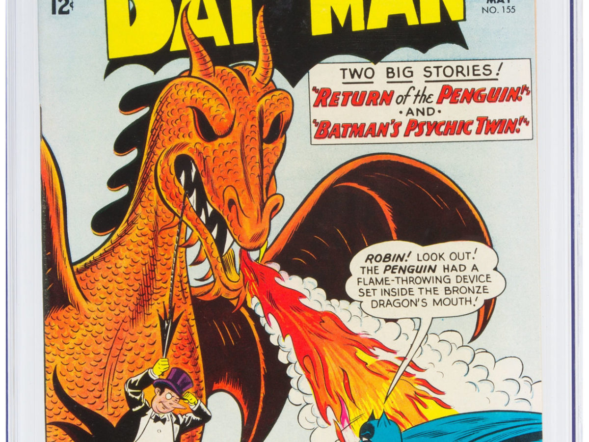 Batman Fights A Dragon On Iconic Cover On Auction At Heritage