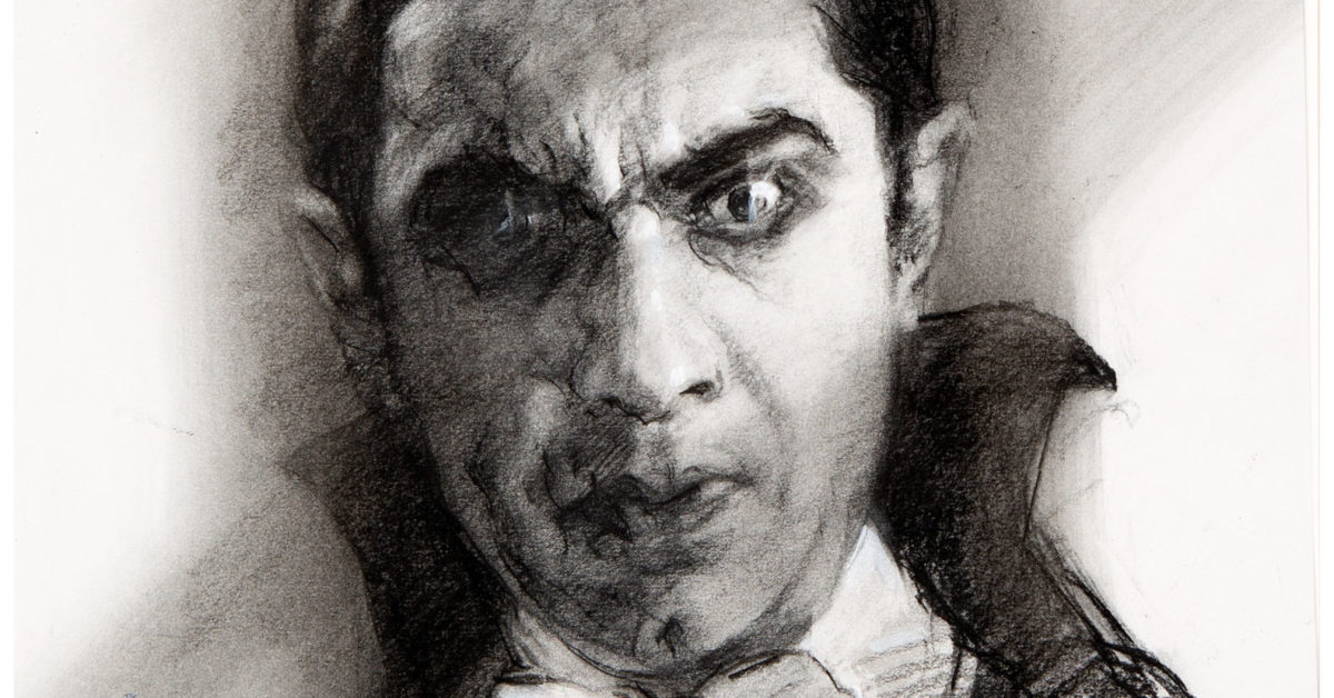 Basil Gogos Dracula Portrait Up For Auction On Heritage Right Now