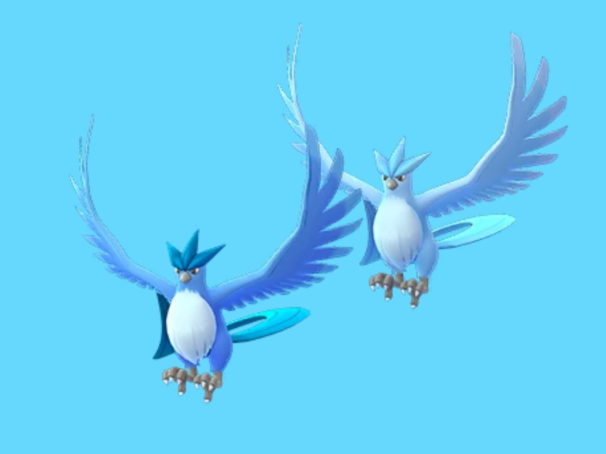 ✨Thought I'd show off another shiny Legendary Bird! Articuno