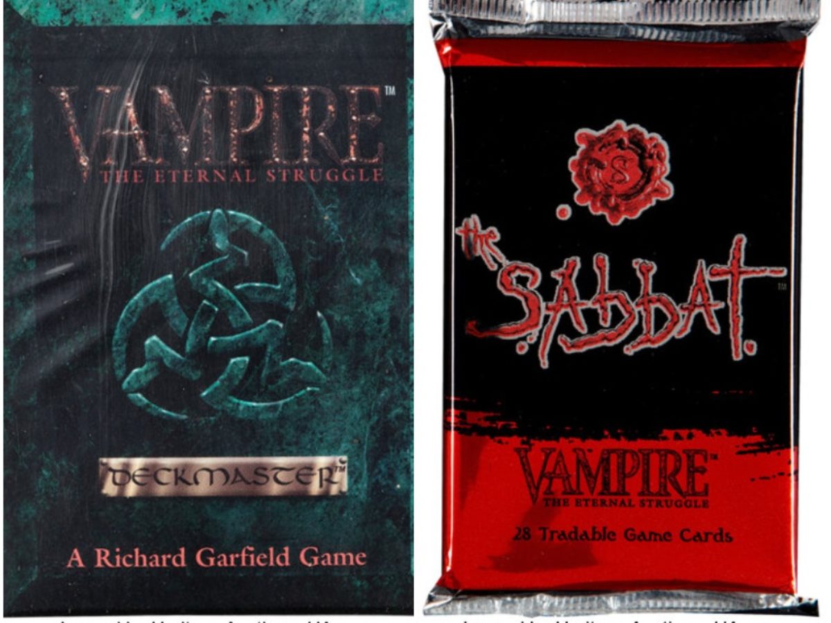 Vampire The Eternal Struggle Booster Packs On Auction At