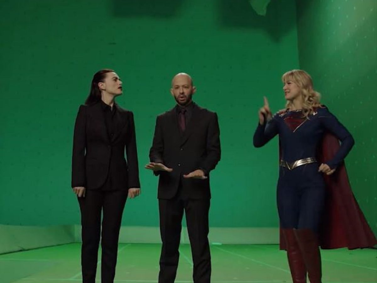 supergirl season 1 bloopers
