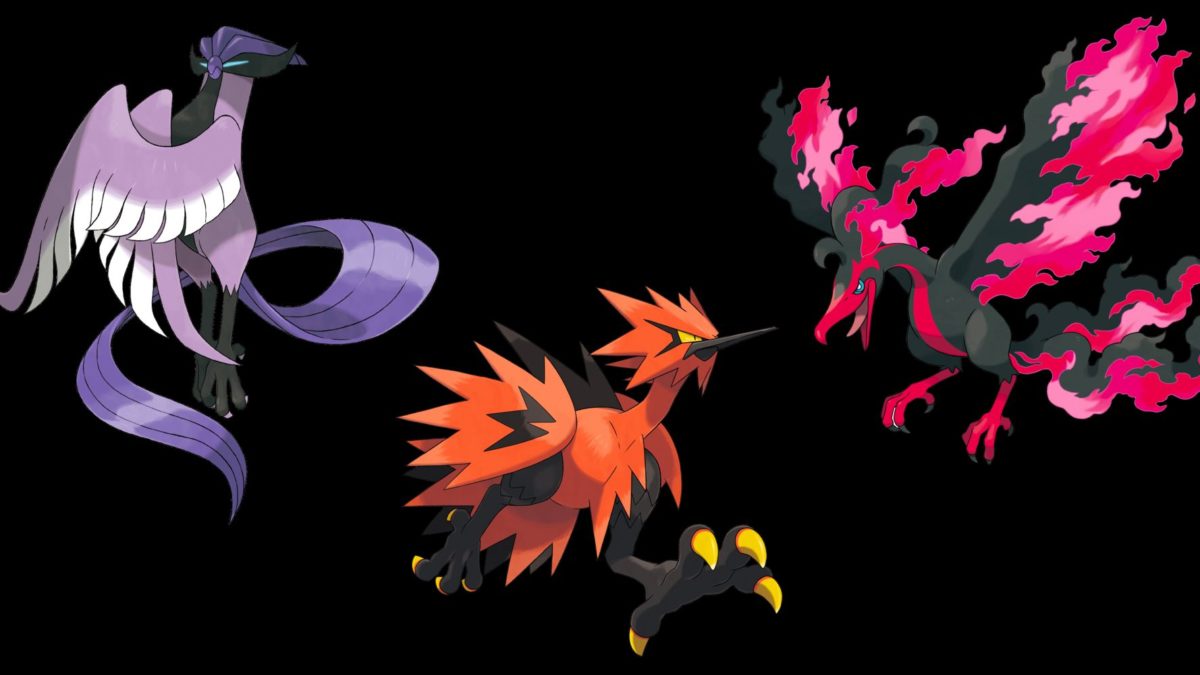 Shiny Galarian Articuno, Galarian Zapdos, and Galarian Moltres revealed for  Pokémon Sword and Shield - Dot Esports
