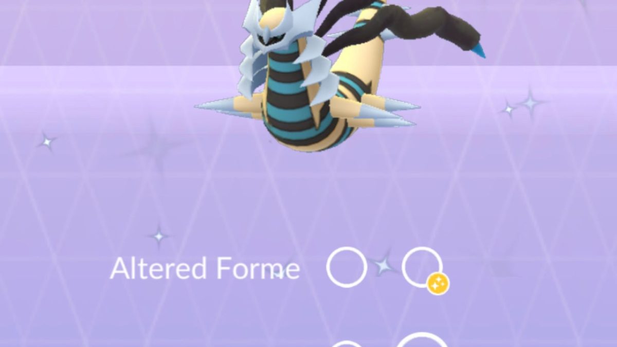 Shiny Giratina ( Altered Forme ) Pokemon Trade Go