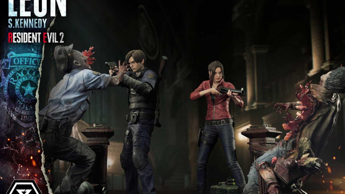 Resident Evil 2 Leon and Claire Are Back to Back with Prime 1 Studio