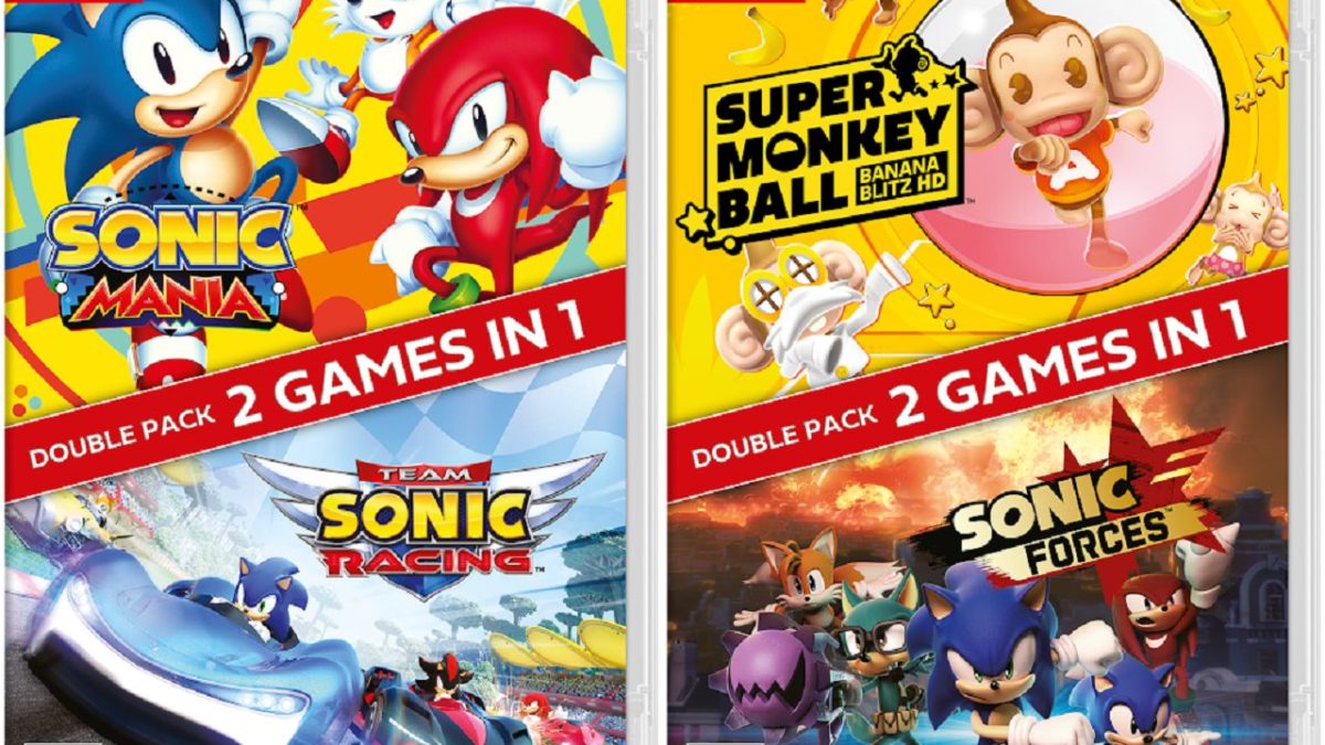 SEGA Reveals Sonic The Hedgehog Double Packs For Nintendo Switch