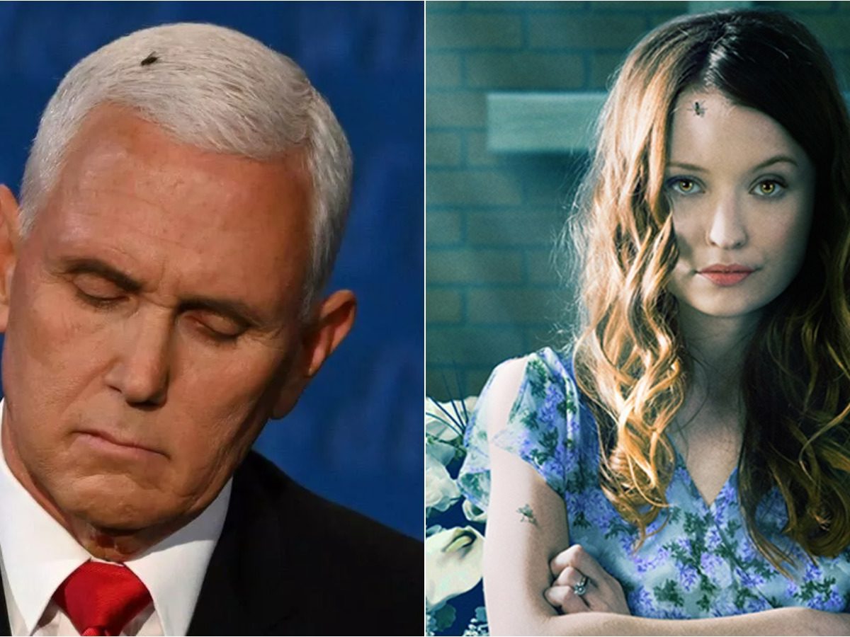 American Gods Mike Pence Attempts Laura Moon Cosplay at VP Debate