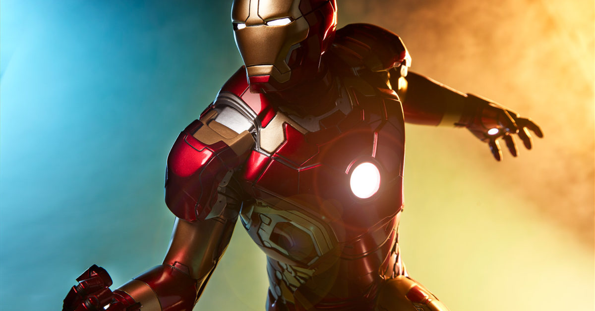 Iron Man Mark XLIII Armor Statue Arrives at Sideshow