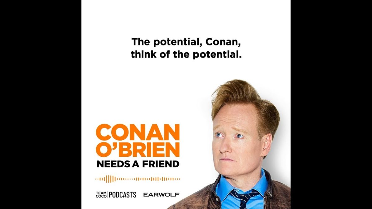 Conan O'Brien and writer Mike Sweeney