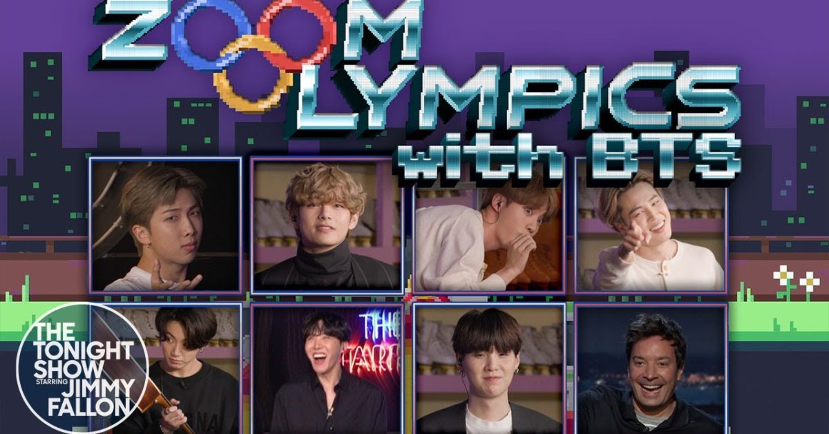 Bts Takes On Jimmy Fallon In Zoom Olympics; Performs 