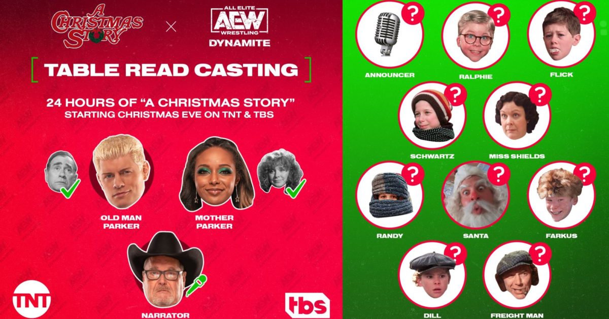 Christmas Story On Tbs 2022 Aew Stars To Perform A Christmas Story Table Read For Tnt/Tbs Tie-In