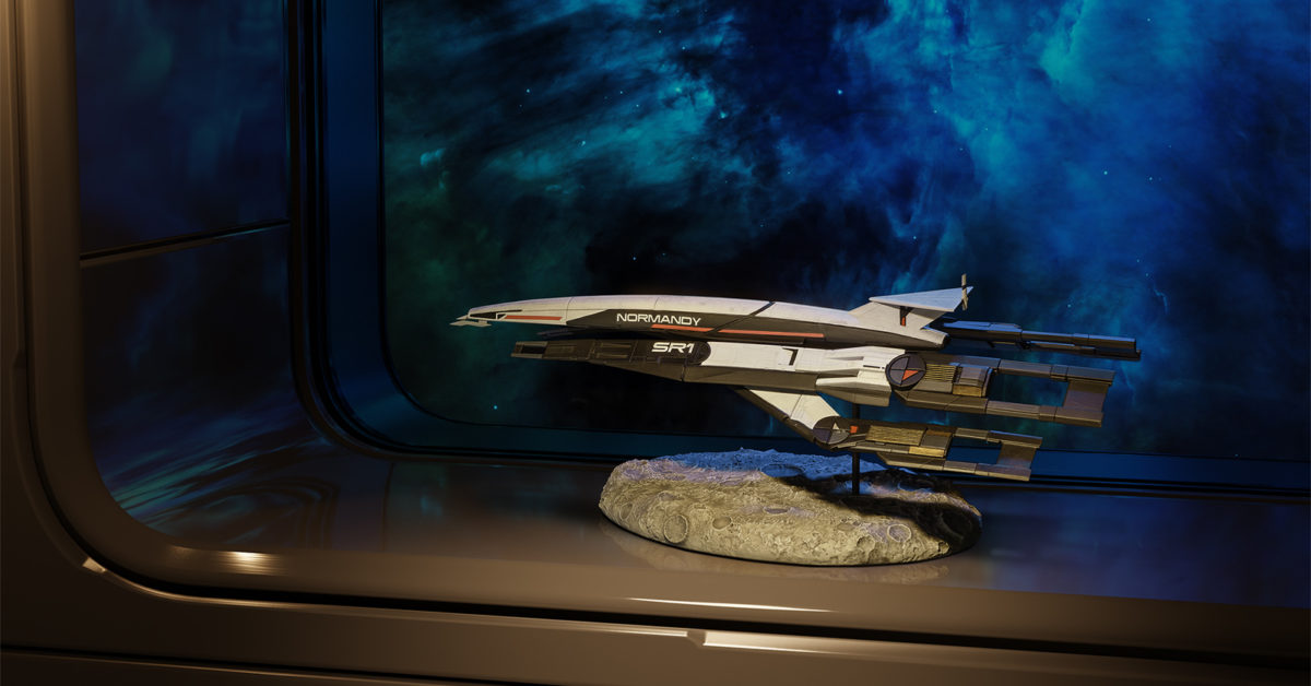 Mass Effect Normandy SR-1 Takes Off Once Again with Dark Horse Statue