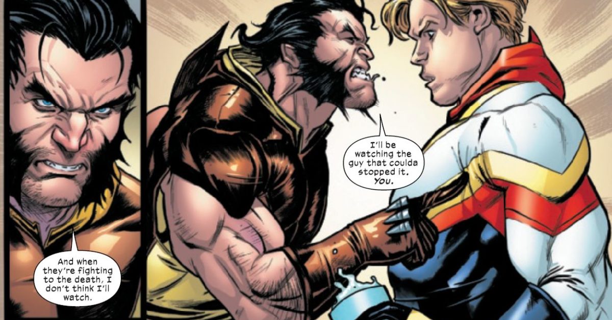 Wolverine As Captain Britain's Abusive Pimp In Marauders #14 Spoilers