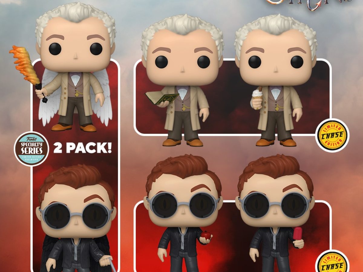 Funko 49279 POP TV Good Omens-AziraphaleW//Book w//Chase Styles may vary