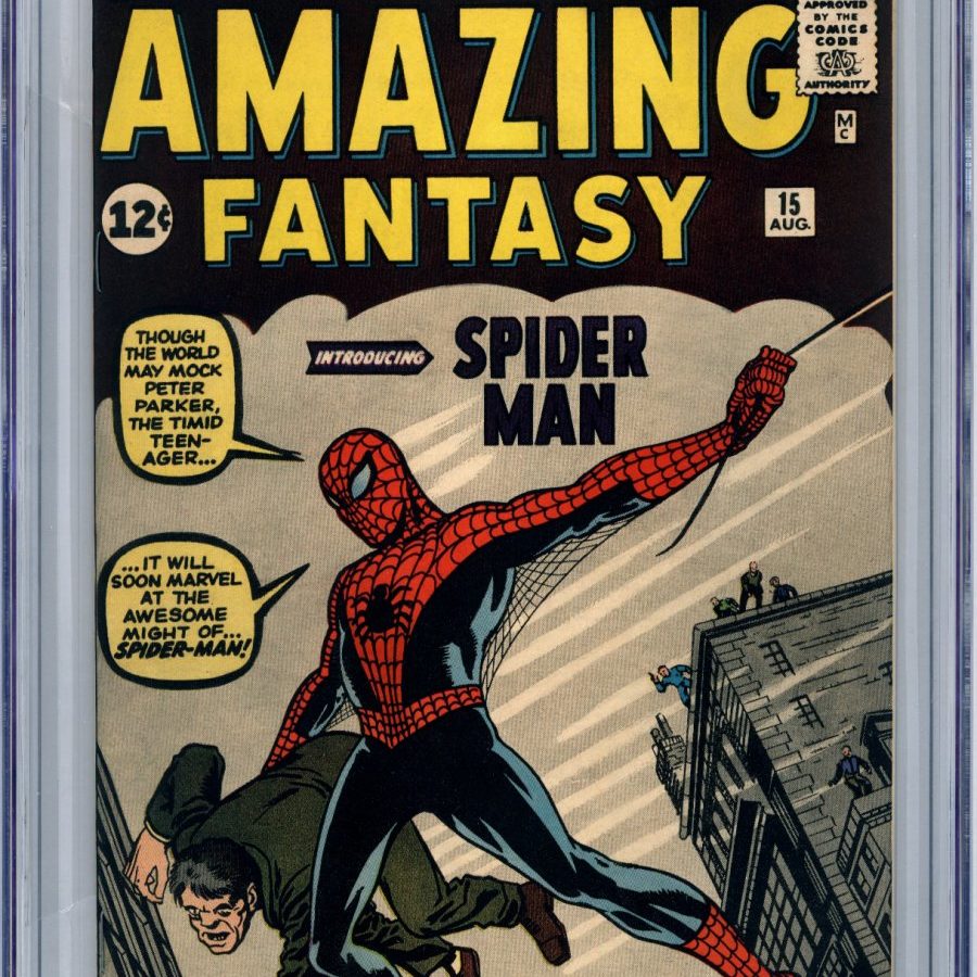 Restored Amazing Fantasy #15 CGC 9.8 Spider-Man Up For Auction