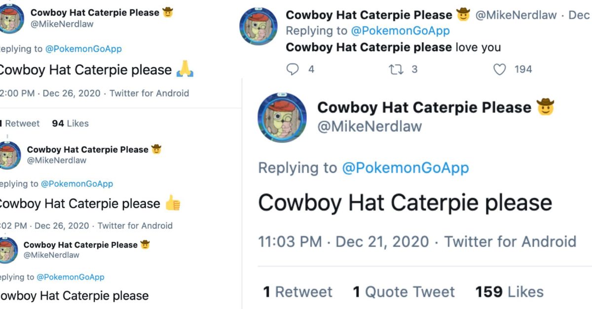 caterpie cowboy hat