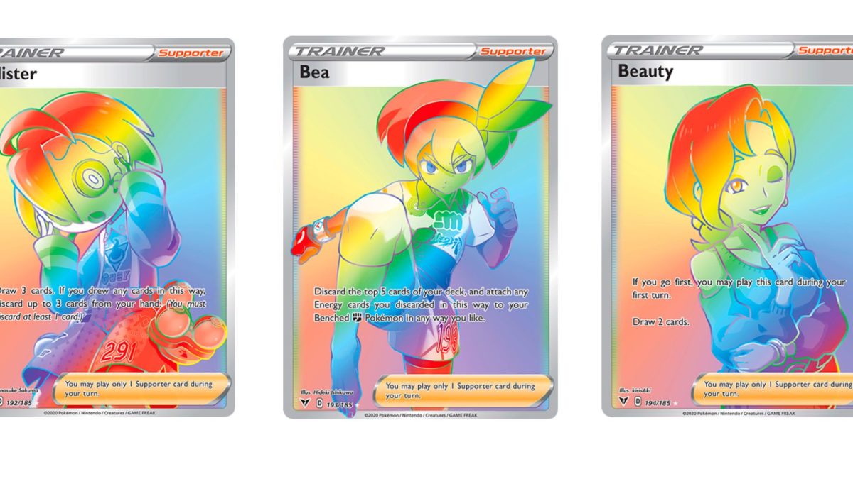 The Rainbow Rare Cards Of Pokémon TCG: Vivid Voltage Part 2