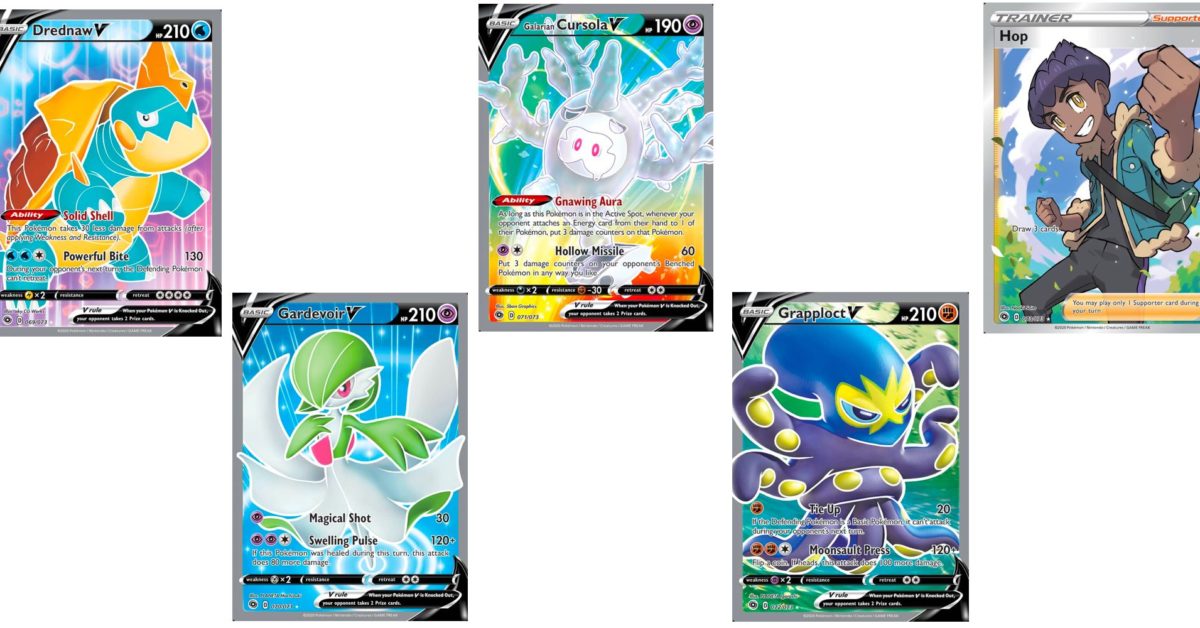 The Full Art Cards of Pokmon TCG: Champion's Path The Full Art Cards of Pokmon TCG: Champion's Path
