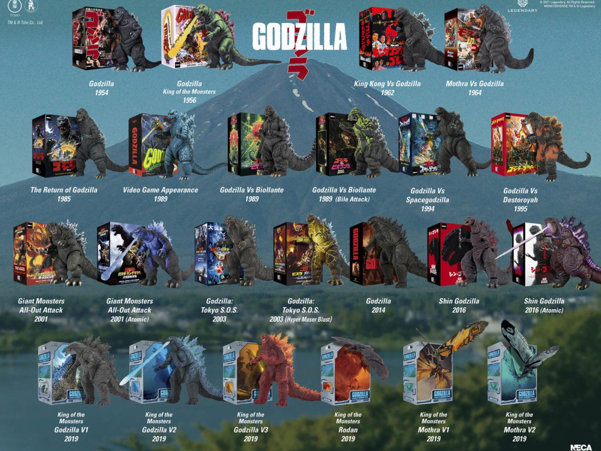 neca godzilla list