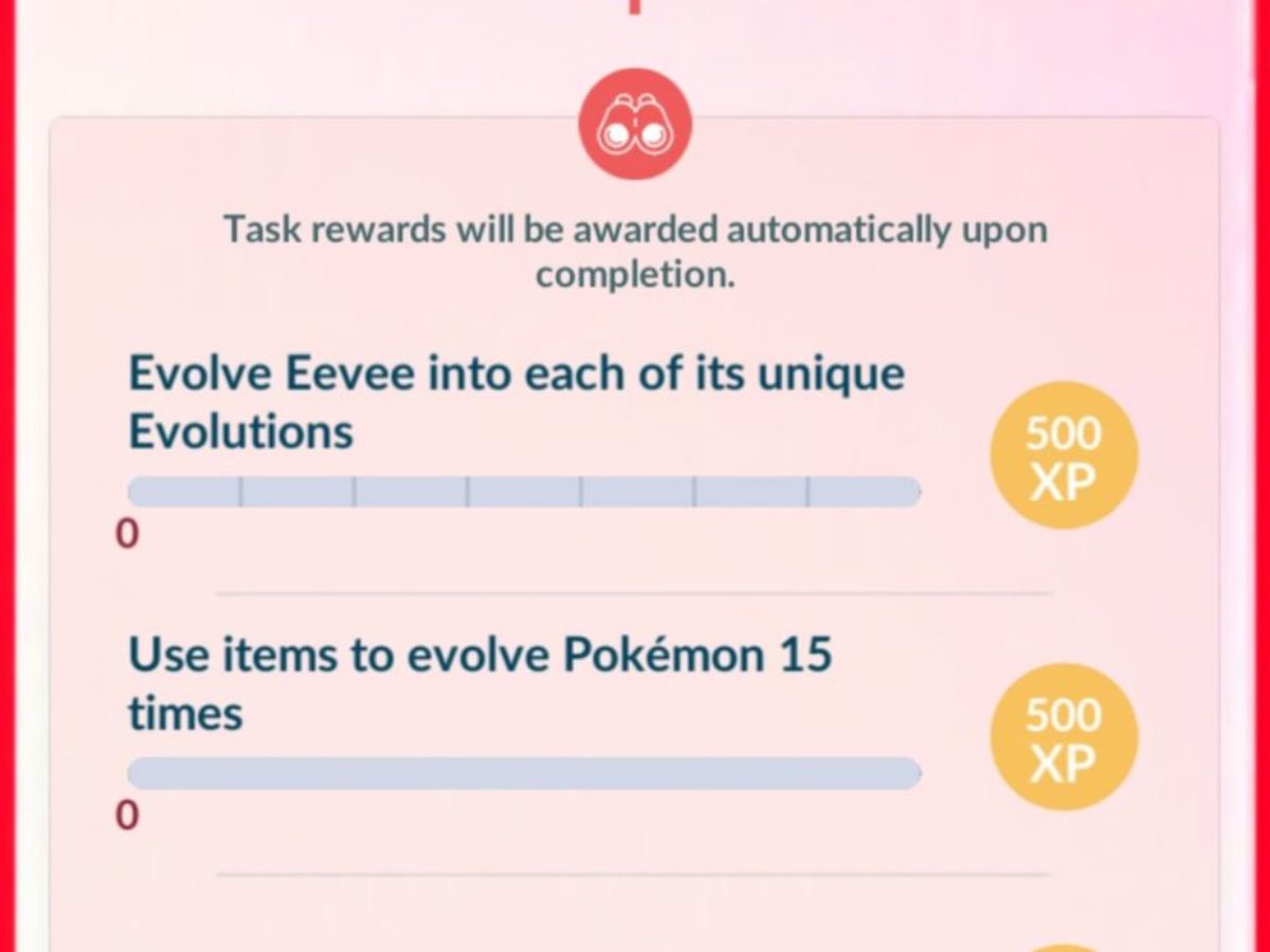 Pokemon Go! Level 42 Requirements  Eeveevolution + use 15 items Tasks in  Pokemon Go 