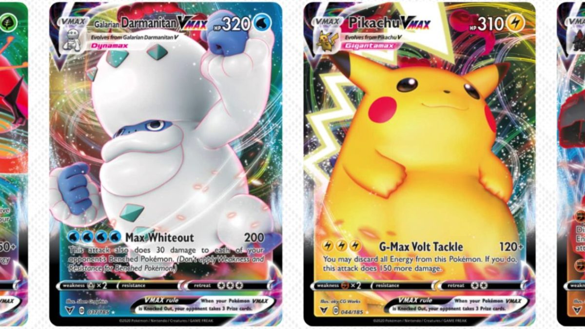 V & VMAX Details about   Pokémon Vivid Voltage Single Cards