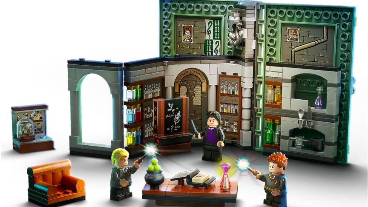 Lego Harry Potter Hogwarts Moments Transfiguration Potions hot Snape Hermoine Ron