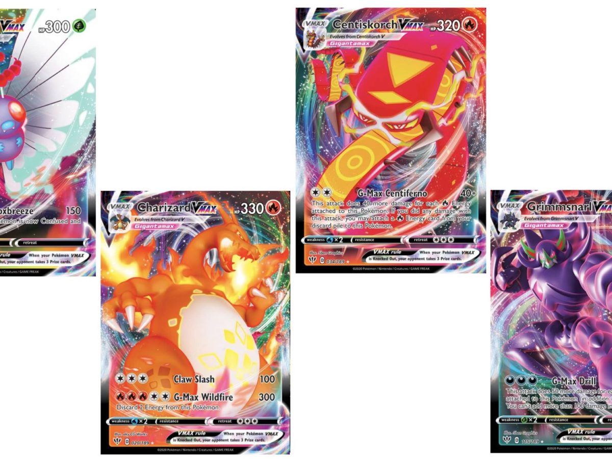 Every V and VMAX Card In The Pokémon Card Game