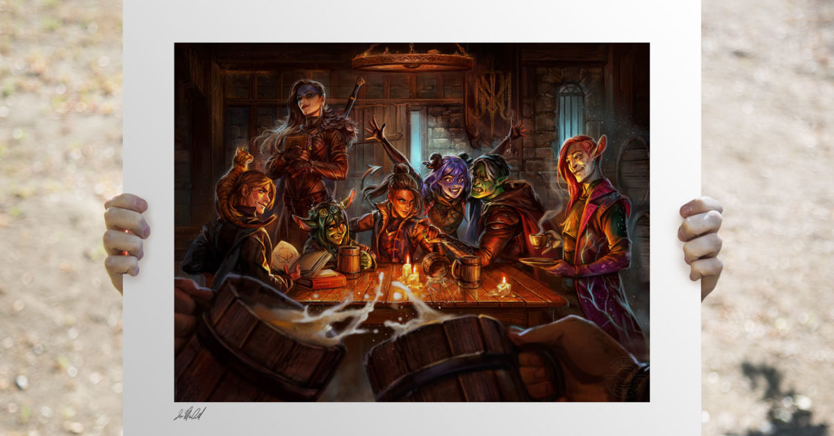 Critical Role and Sideshow Kick Off Second Campaign With Art Print