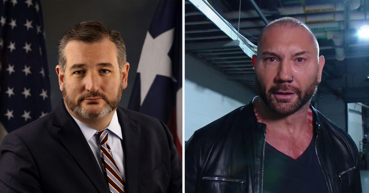 Dave Bautista Knows How to Make Ted Cruz Vote for 00 Stimulus